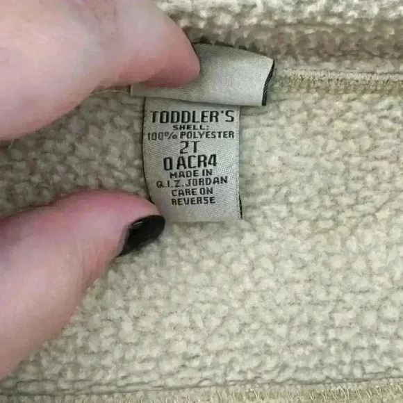 LL Bean Toddler's 2T Cozy Polyester Beige Zip-Up Jacket - Picture 5 of 7